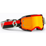 Fury Goggle Red/Black Orange Chrome Works