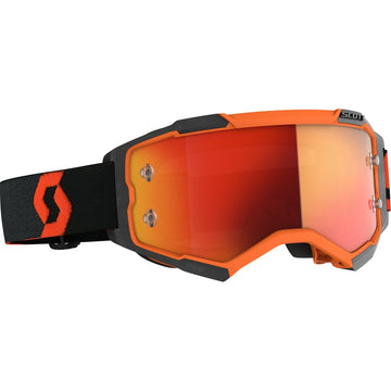 Fury Goggle Orange/Black Orange Chrome Works