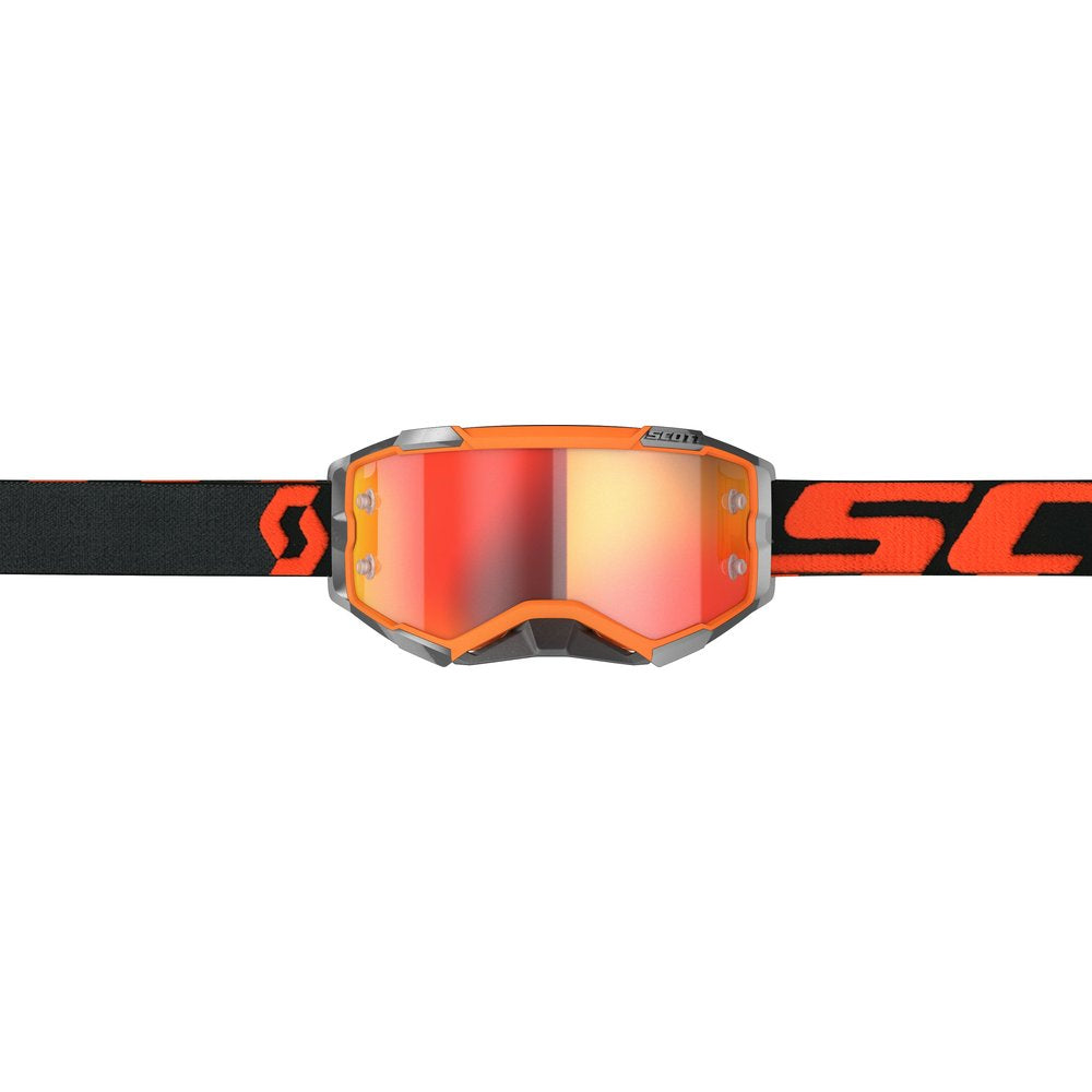 Fury Goggle Orange/Black Orange Chrome Works