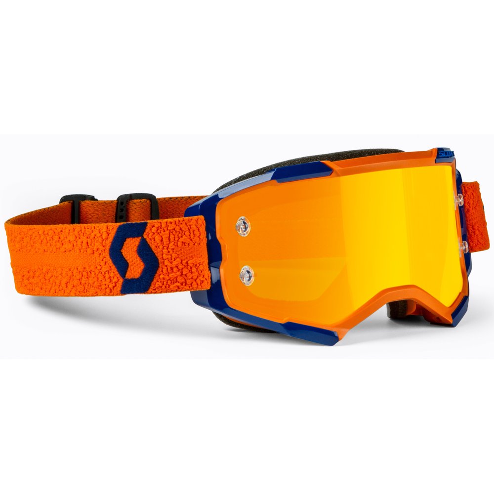 Fury Goggle Grey/Orange Orange Chrome Works
