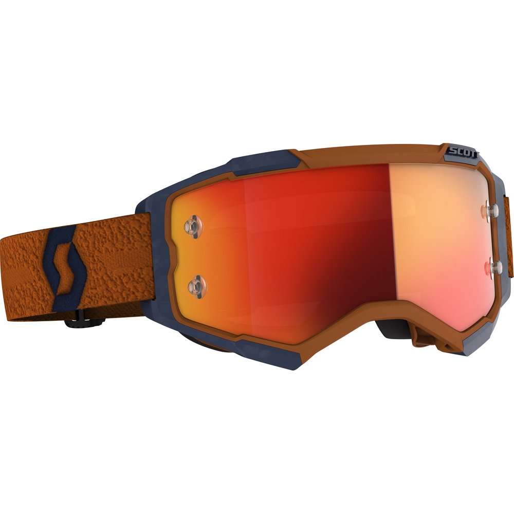 Fury Goggle Grey/Orange Orange Chrome Works