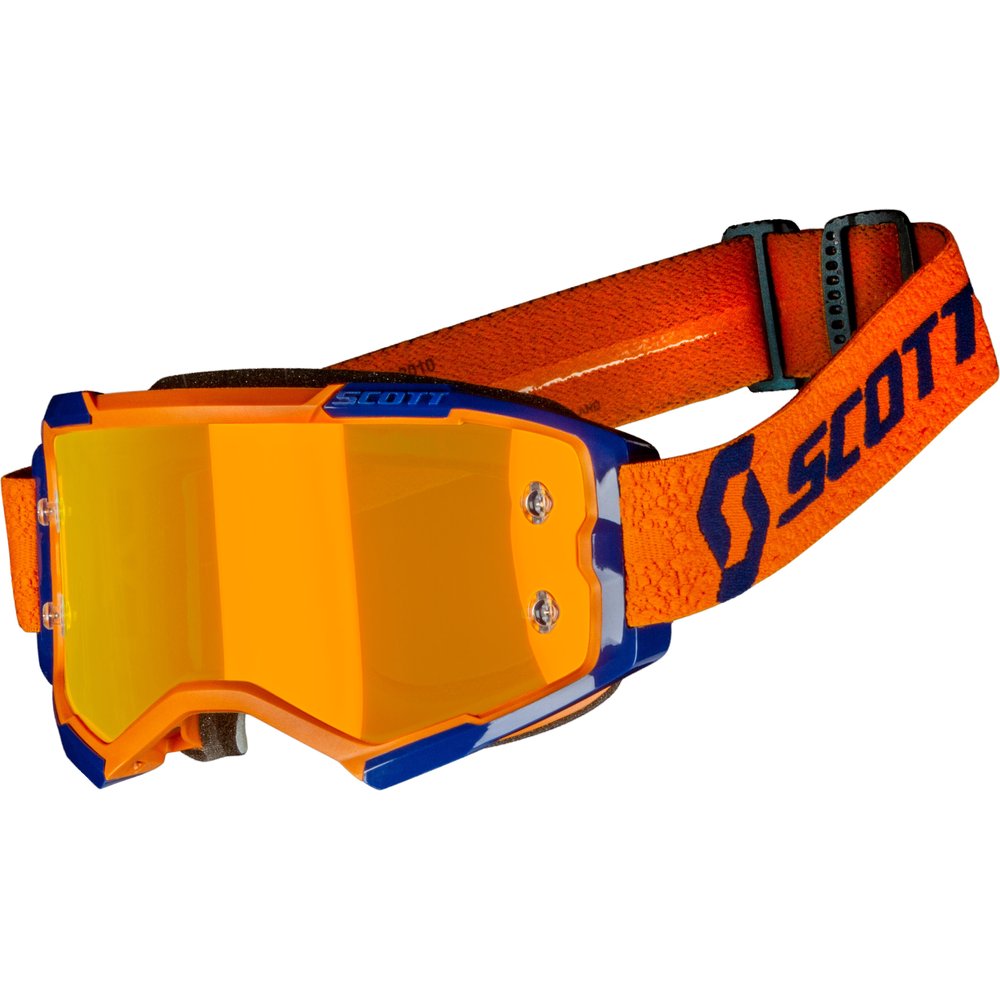 Fury Goggle Grey/Orange Orange Chrome Works