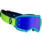 Fury Goggle Teal Blue/Neon Ylw Electric Blue Chrome Works