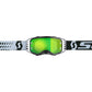 Prospect Goggle Black/White W/ Grn Chrome Works Plus Clr Afc