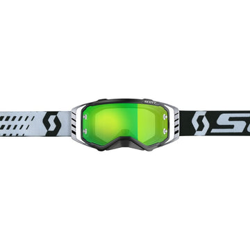 Prospect Goggle Black/White W/ Grn Chrome Works Plus Clr Afc