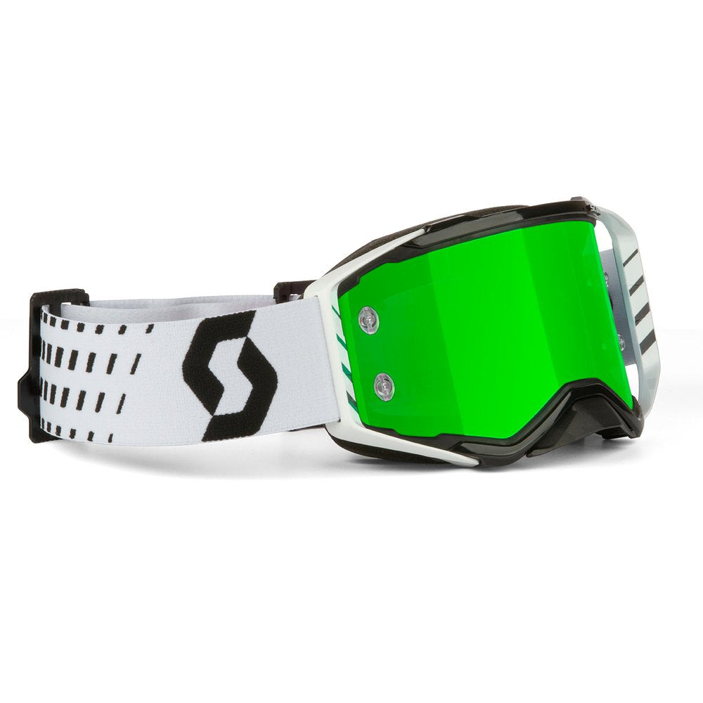 Prospect Goggle Black/White W/ Grn Chrome Works Plus Clr Afc