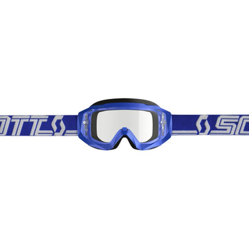 Hustle Goggle X Blue/White W/Clear Works