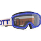 Split Otg Goggle White/Blue W/Clear Works Lens