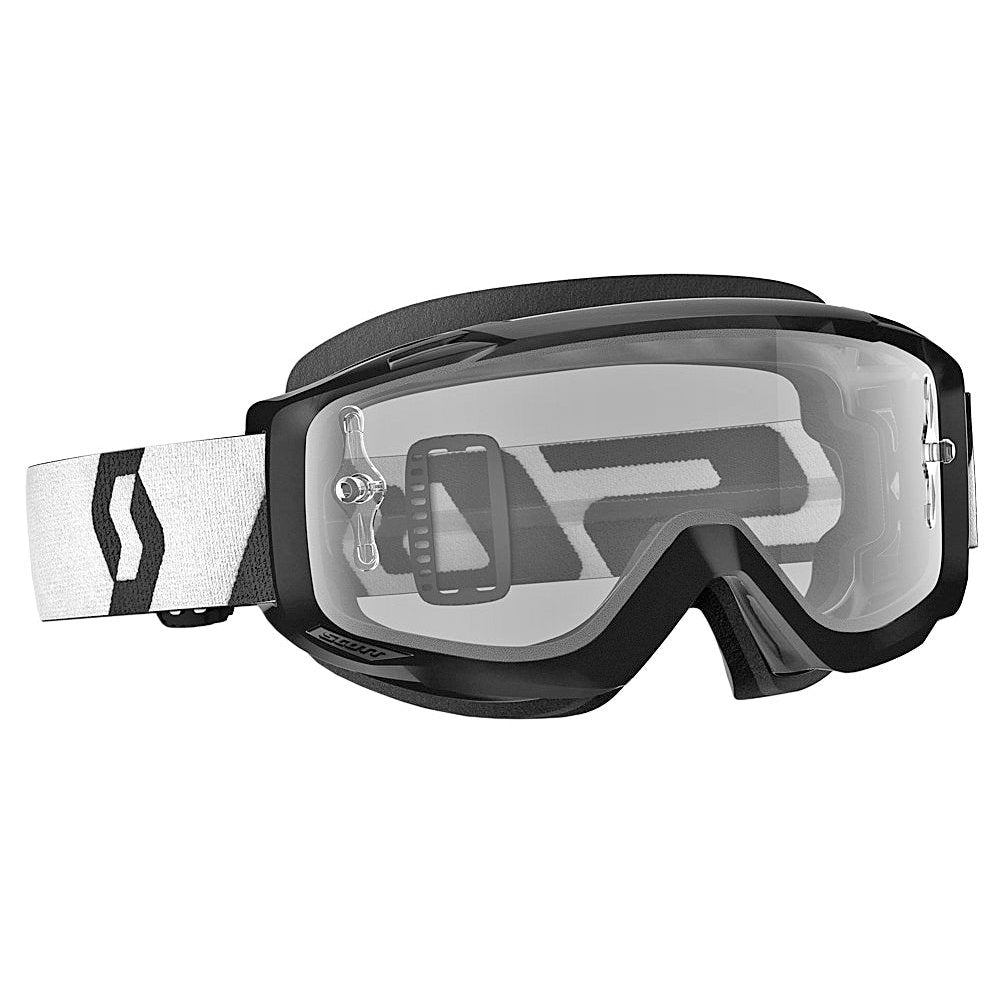 Split Otg Goggle Black/White W/Clear Works Lens