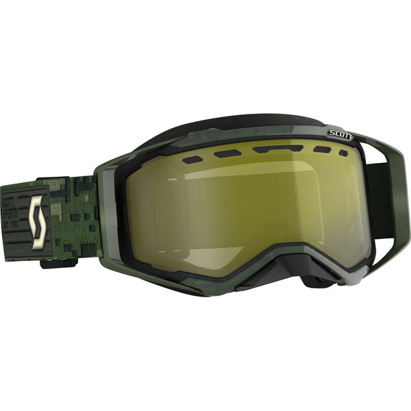 Prospect Snwcrs Goggle Khaki Green Enhancer Yellow Chrome