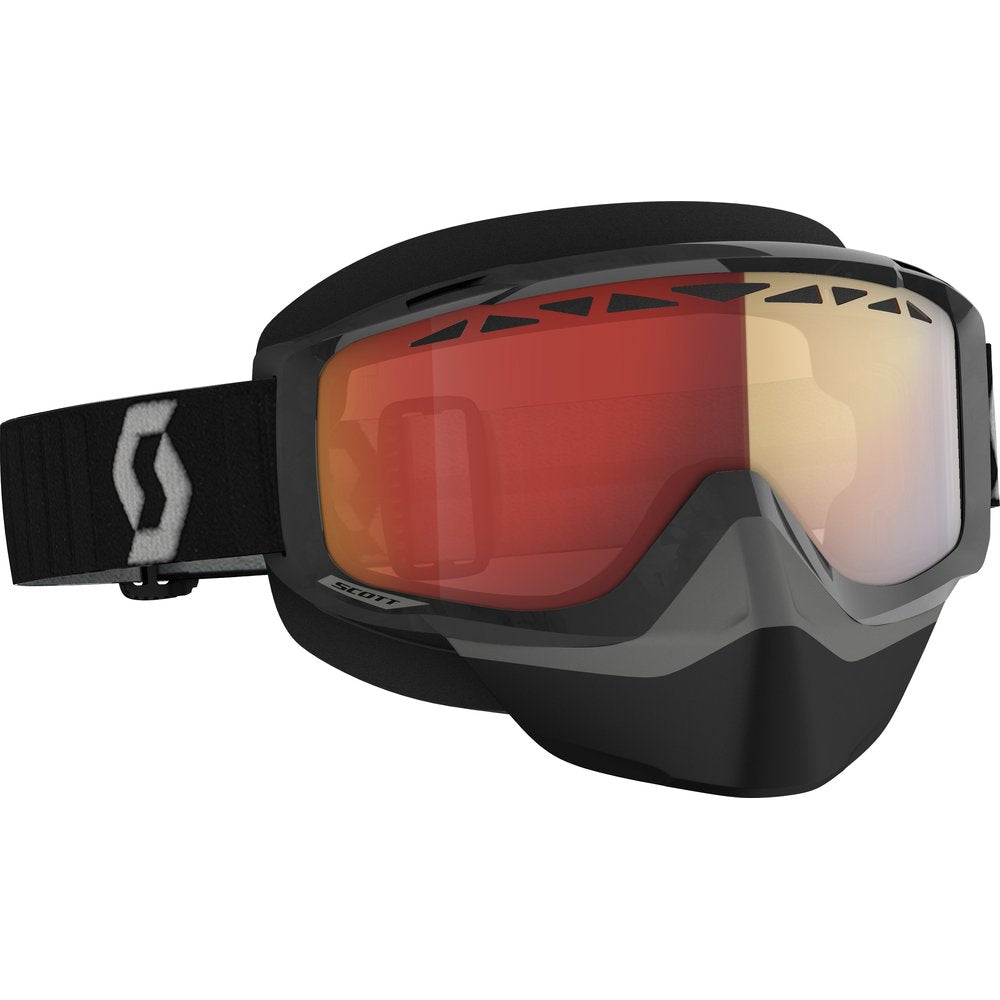 Split Otg Snwcrs Ls Goggle Blk/Gry Enhancer Red Chrome