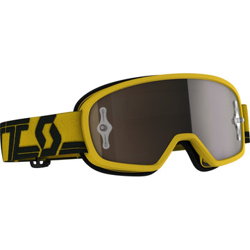 Youth Buzz Mx Pro Goggle Ylw/Blk W/Gold Chrome Works