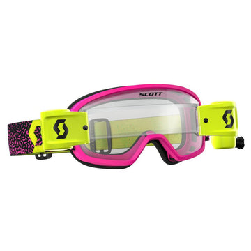 Youth Buzz Wfs Goggle Pink/Yellow W/Clear Lens