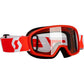 Youth Buzz Mx Goggle Red/White W/Clear