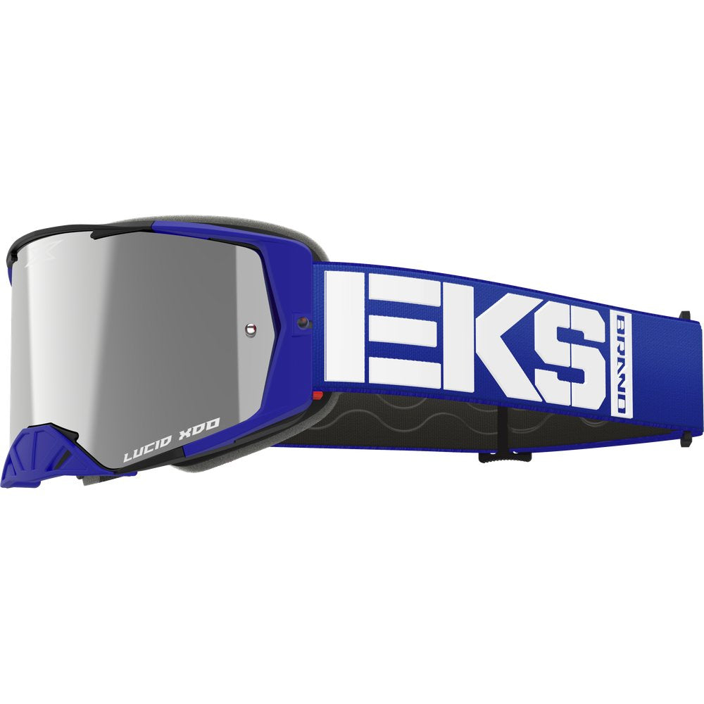Lucid Caliber Goggle Royal Blue Silver Mirror Lens
