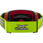 Lucid Caliber Goggle Flo Yellow Gold Mirror Lens