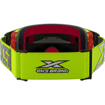 Lucid Caliber Goggle Flo Yellow Gold Mirror Lens