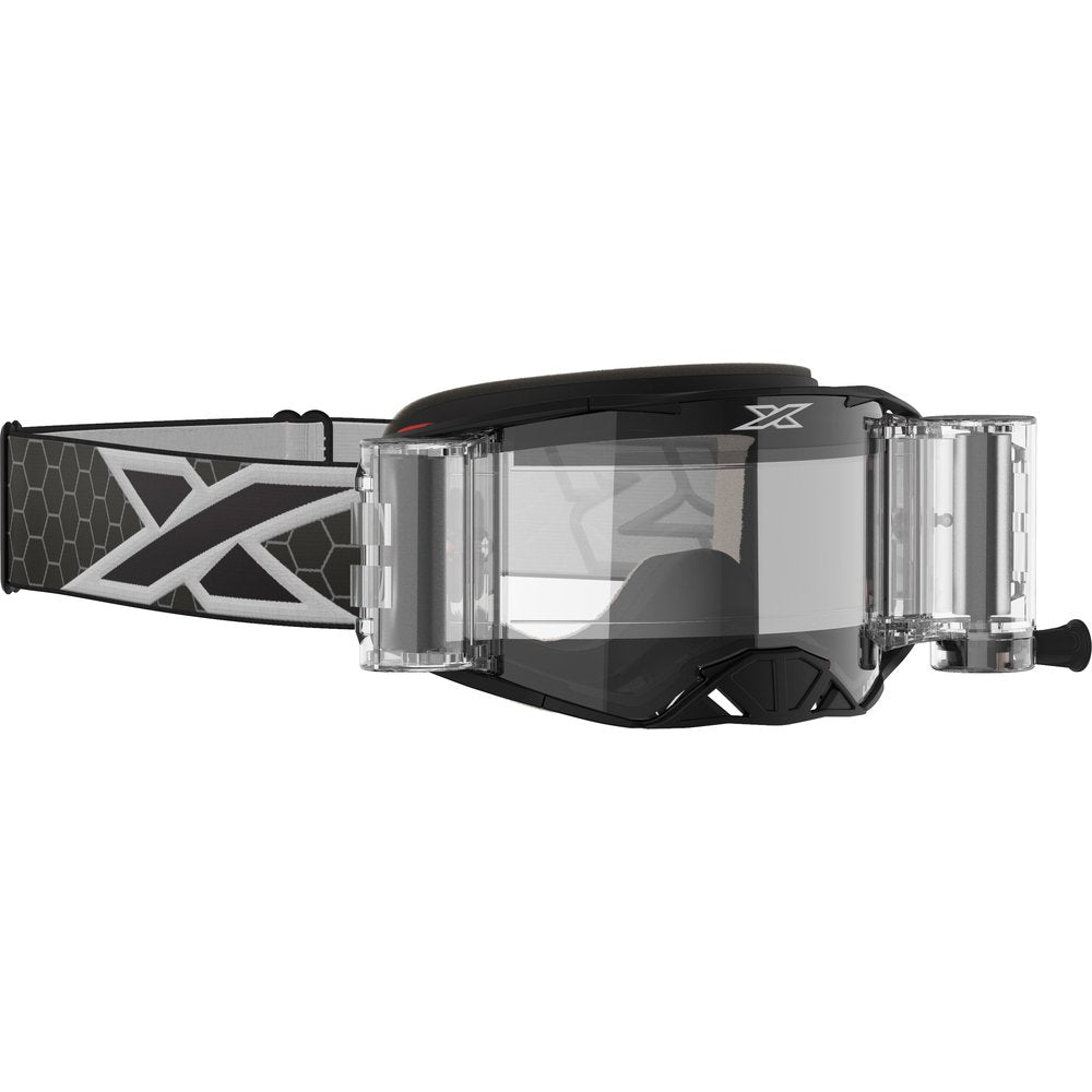 Lucid Goggle Race Pack Black/White Zip Off Clear
