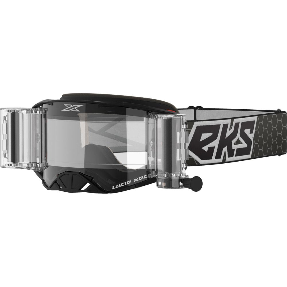 Lucid Goggle Race Pack Black/White Zip Off Clear
