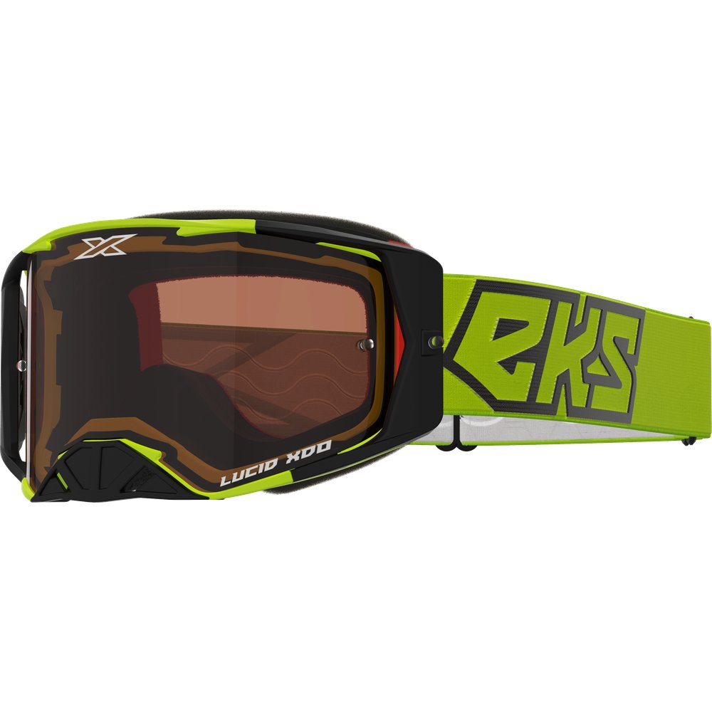 Lucid Goggle Flo Yellow Auburn Lens