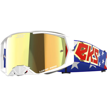 Lucid Goggle Usa Stars And Stripes Gold Mirror Lens
