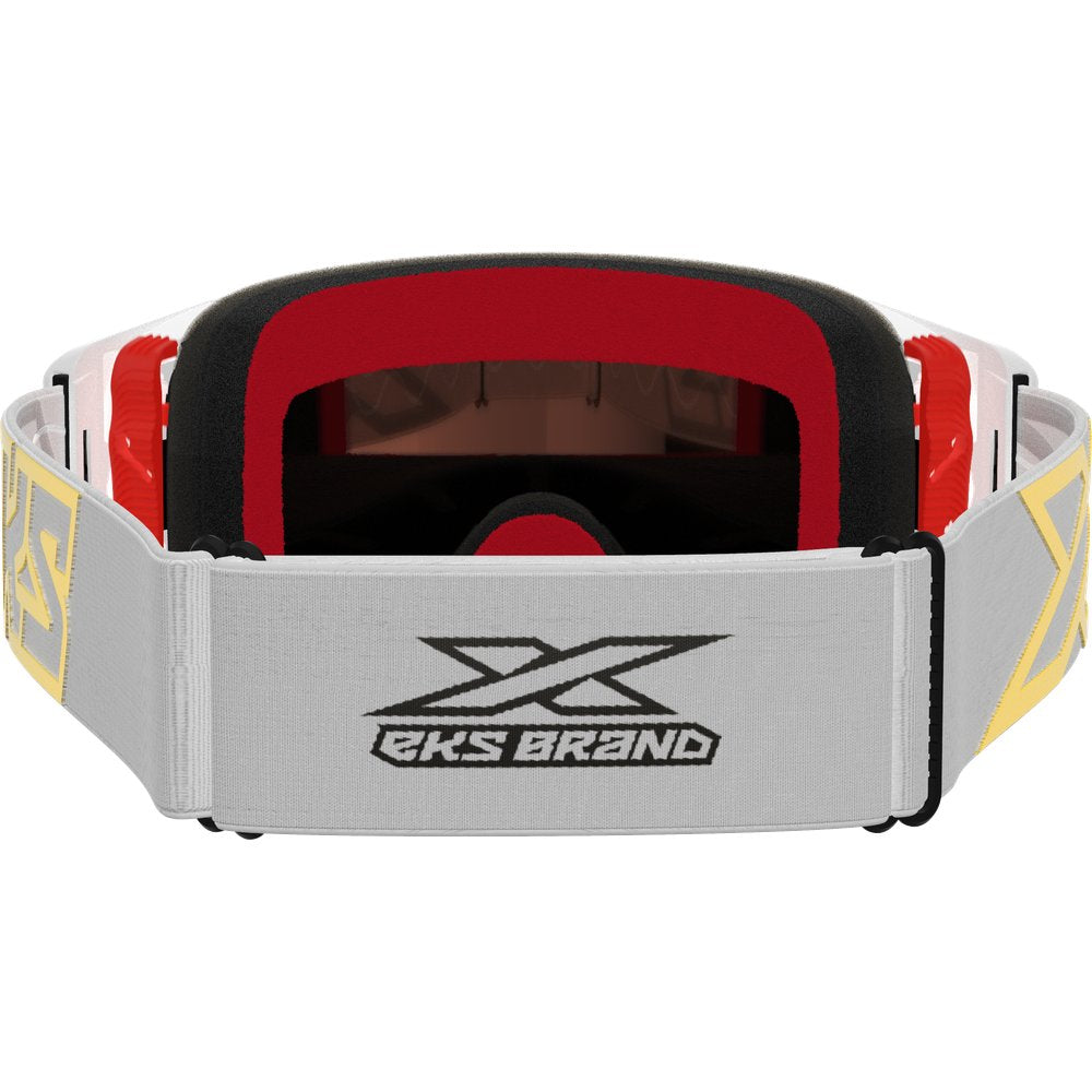 Lucid Goggle White Gold Gold Mirror