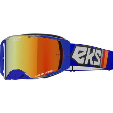 Lucid Goggle True Blue Red Mirror