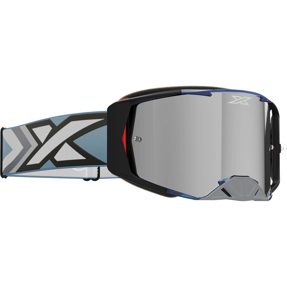 Lucid Goggle Steel Blue Silver Mirror