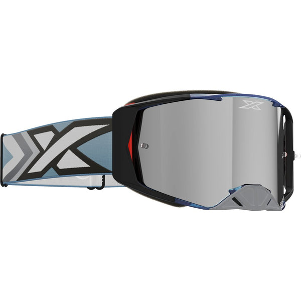 Lucid Goggle Steel Blue Silver Mirror