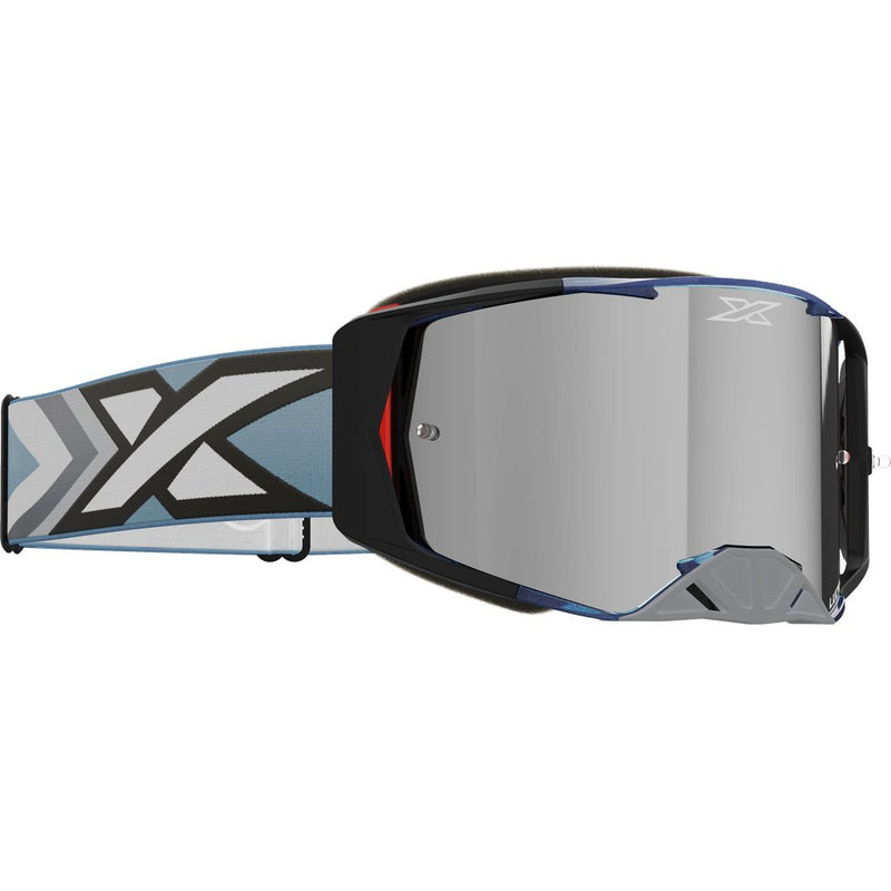 Lucid Goggle Steel Blue Silver Mirror