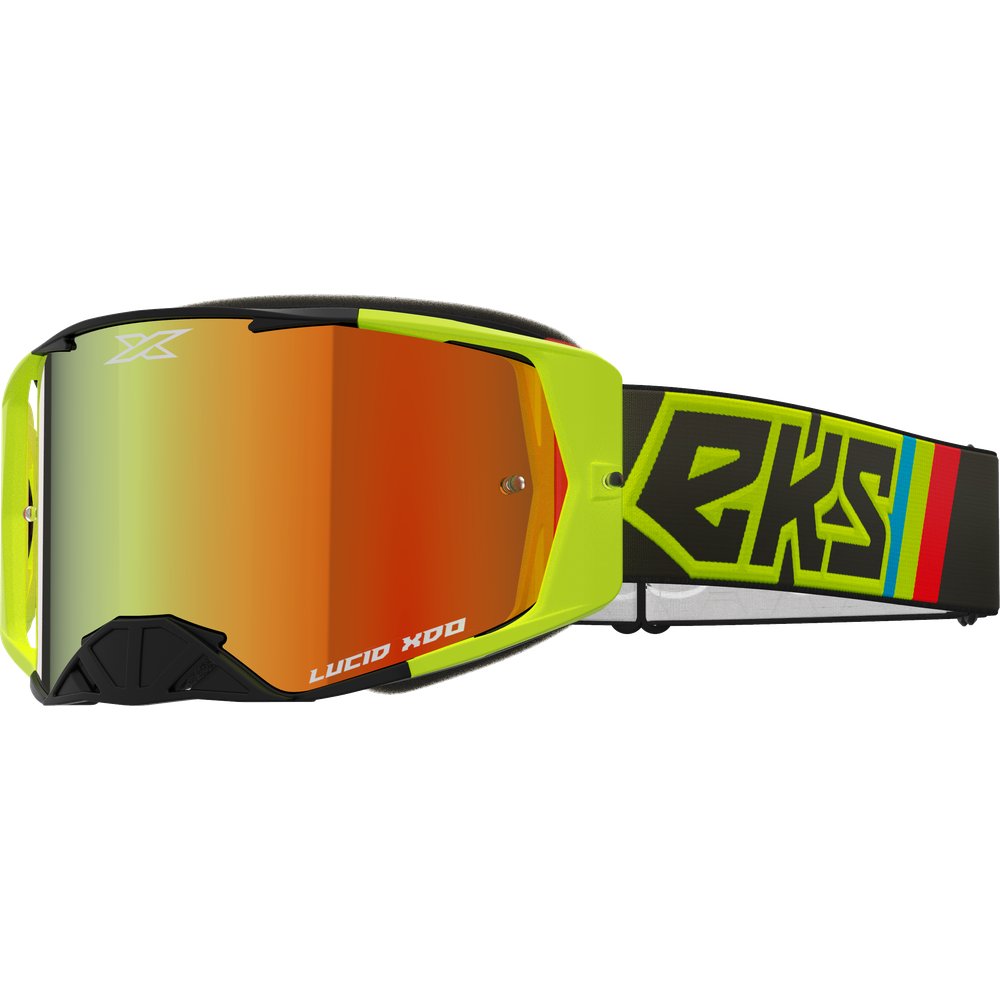 Lucid Goggle Flo Fire Red Mirror