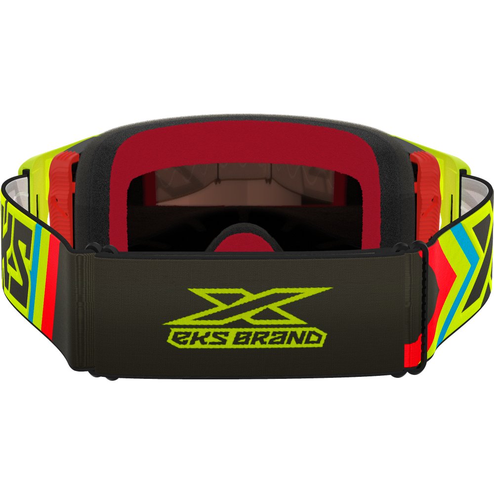 Lucid Goggle Flo Fire Red Mirror
