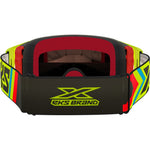 Lucid Goggle Flo Fire Red Mirror