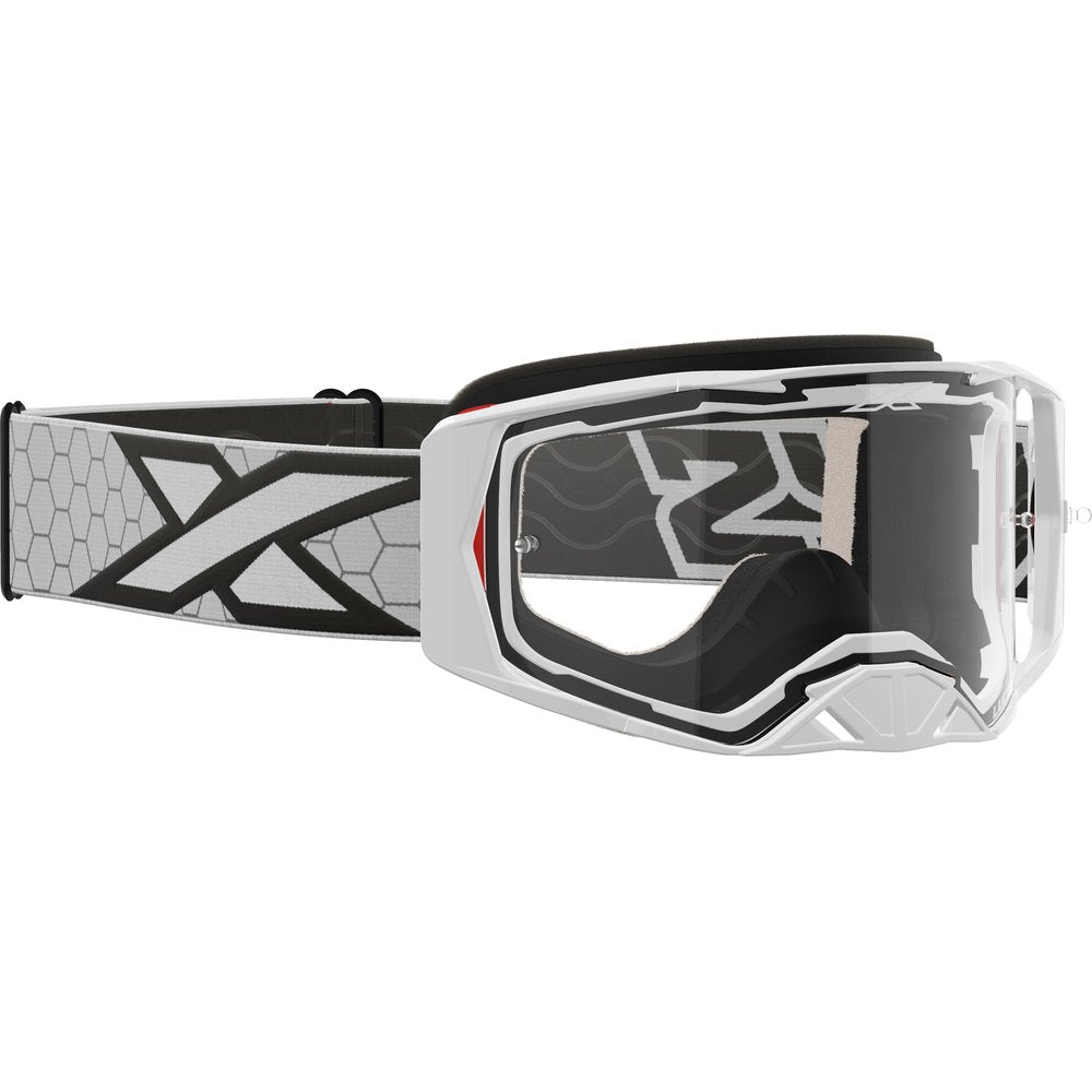 Lucid Goggle White W/Clear Lens