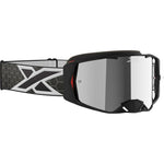 Lucid Goggle Black/White W/Silver Mirror