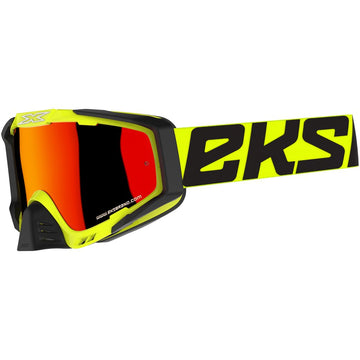 Outrigger Goggle Flo Ylw/Blk W/Red Mirror