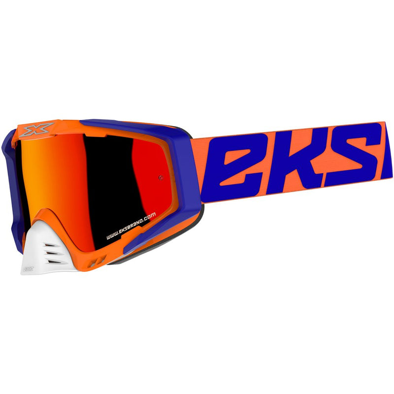 Outrigger Goggle F. Org/Bl/Wht W/Red Mirror