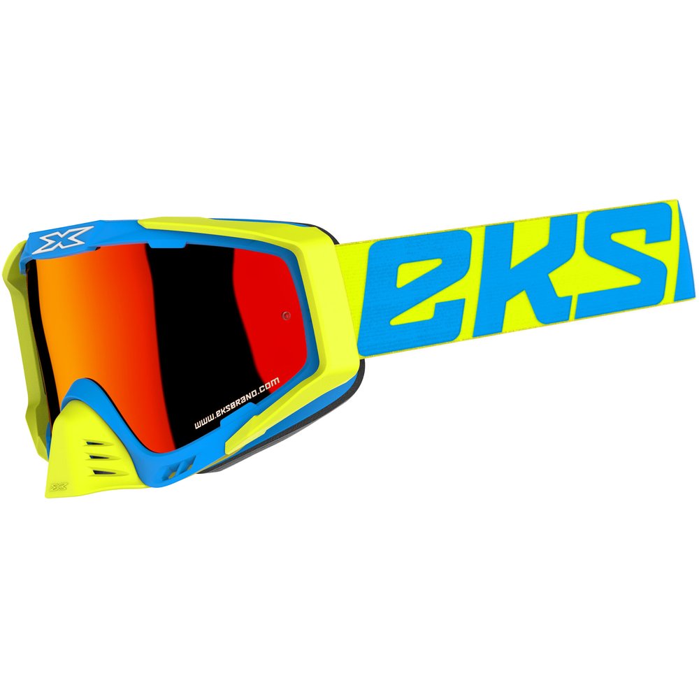 Outrigger Goggle Flo Yellow/Cyan W/Red Mirror