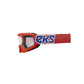 Xgrom Youth Goggle Red/White/Blue Metallic Clear