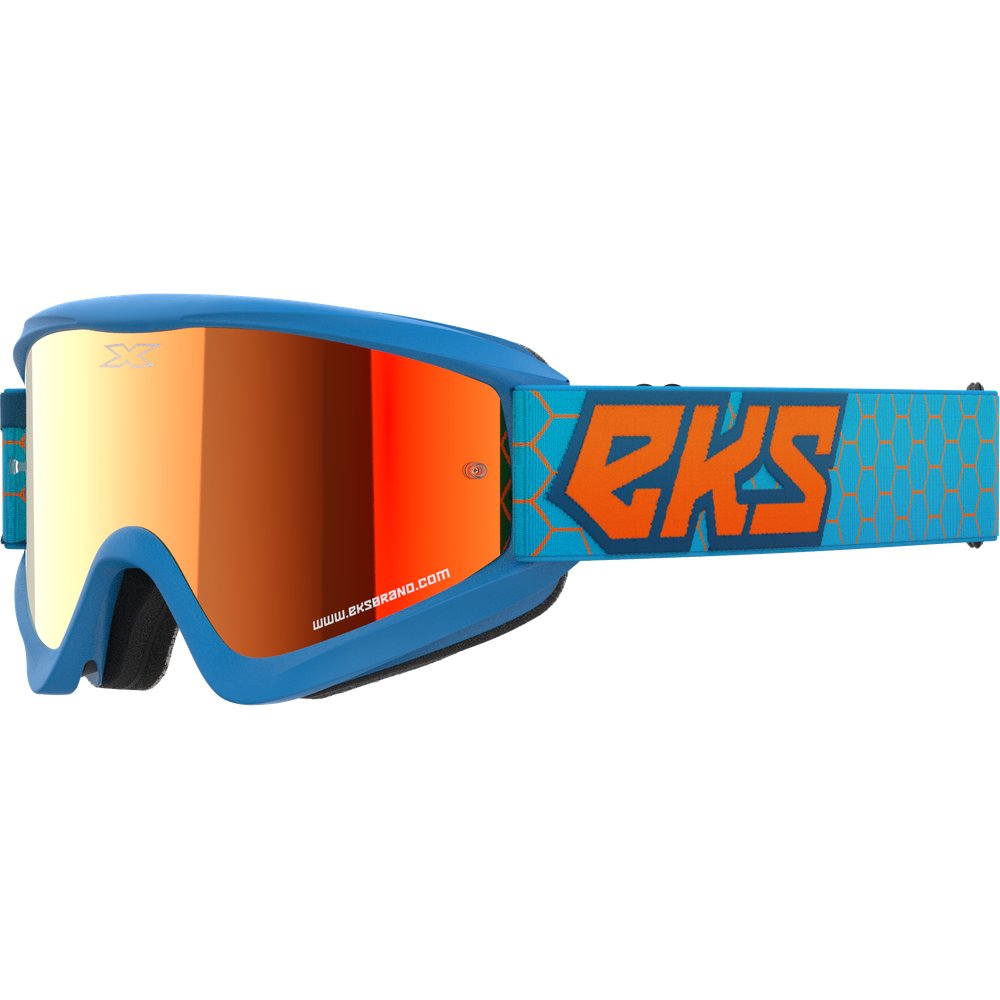 Flat Out Mirror Goggle Cyan/Flo Orange Red Mirror