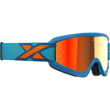 Flat Out Mirror Goggle Cyan/Flo Orange Red Mirror