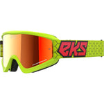 Flat Out Mirror Goggle Flo Ylw/Blk/Fire Rd Red Mirror
