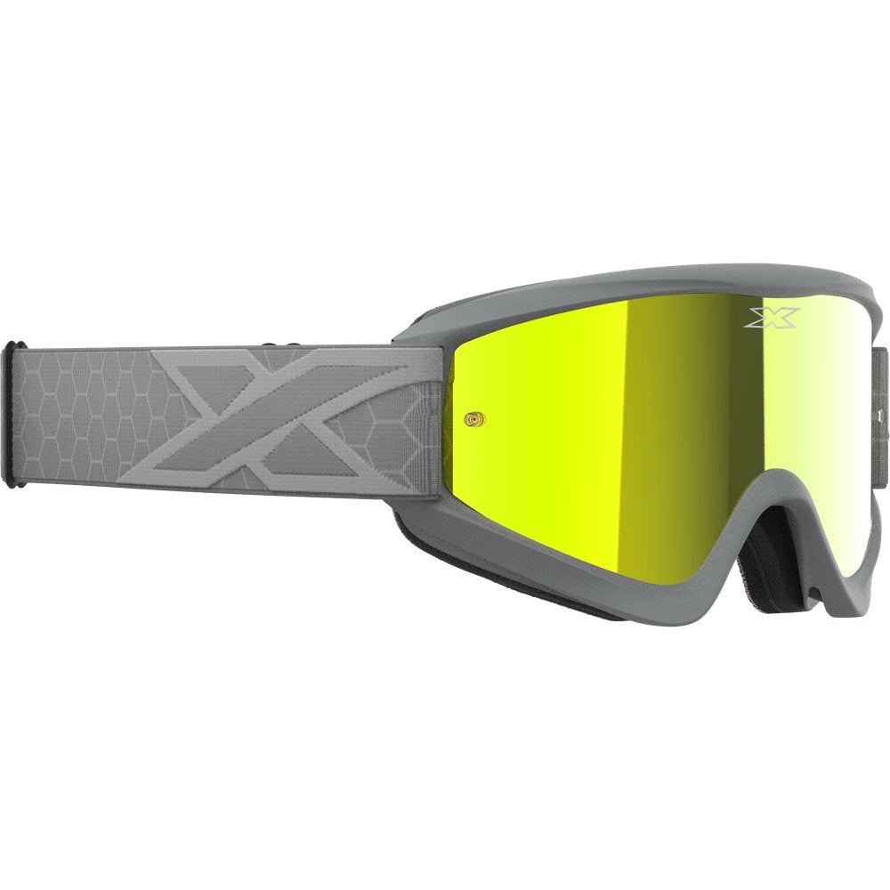 Flat Out Mirror Goggle Grey Gold Mirror