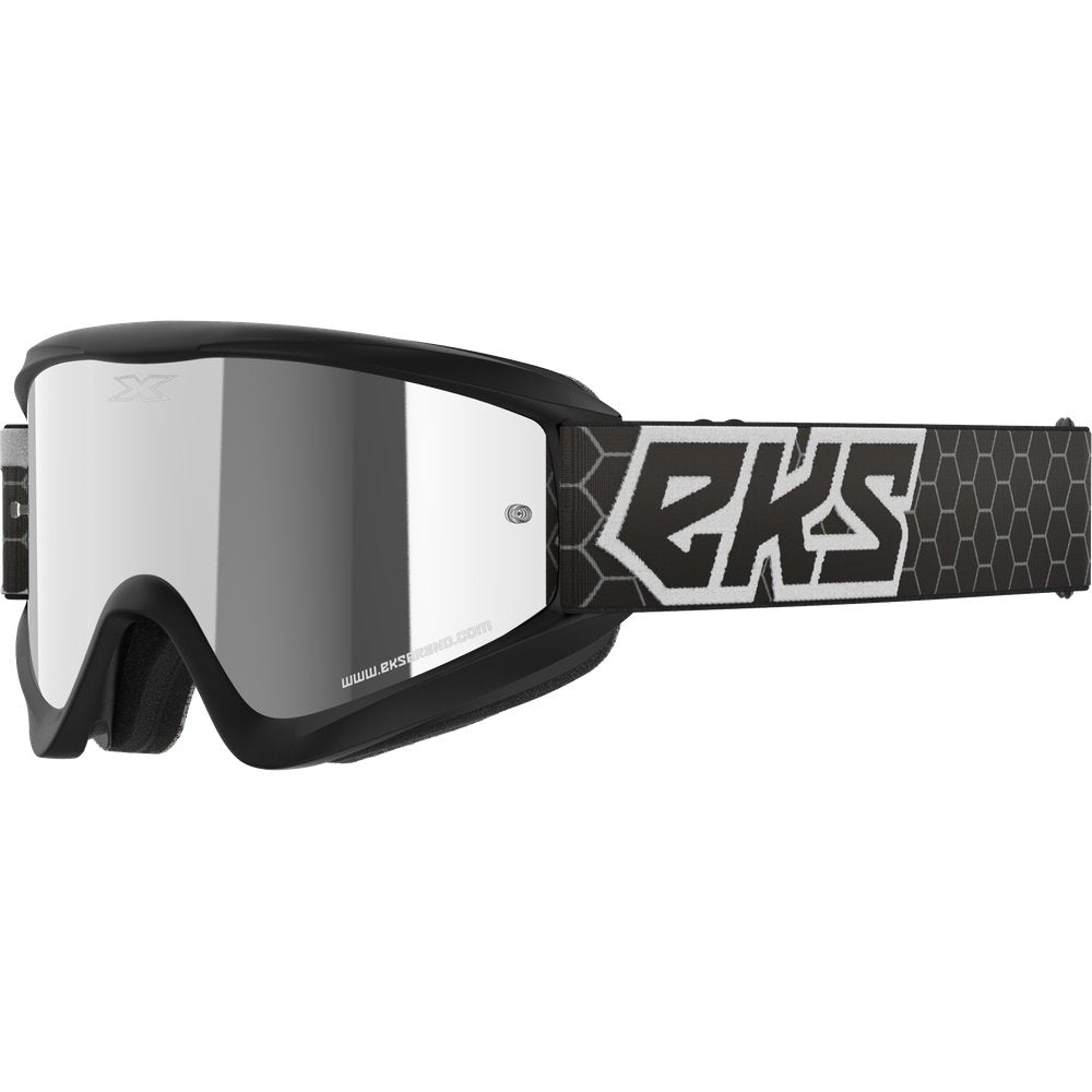 Flat Out Mirror Goggle Black/White Silver Mirror