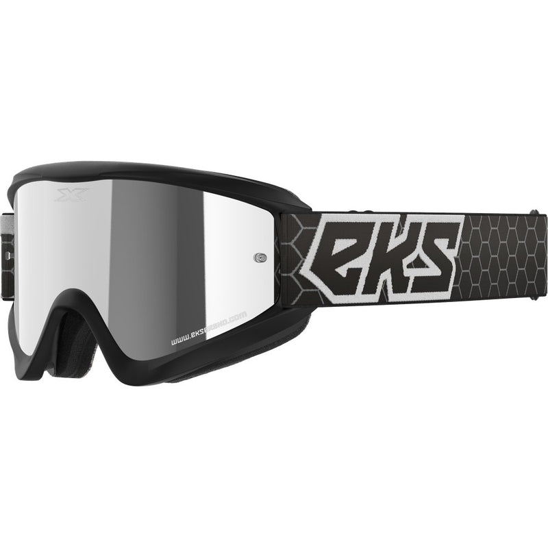 Flat Out Mirror Goggle Black/White Silver Mirror