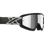Flat Out Mirror Goggle Black/White Silver Mirror