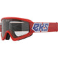 EKS Gox Goggle Red/White Mettalic Blue w/ Clear Lens