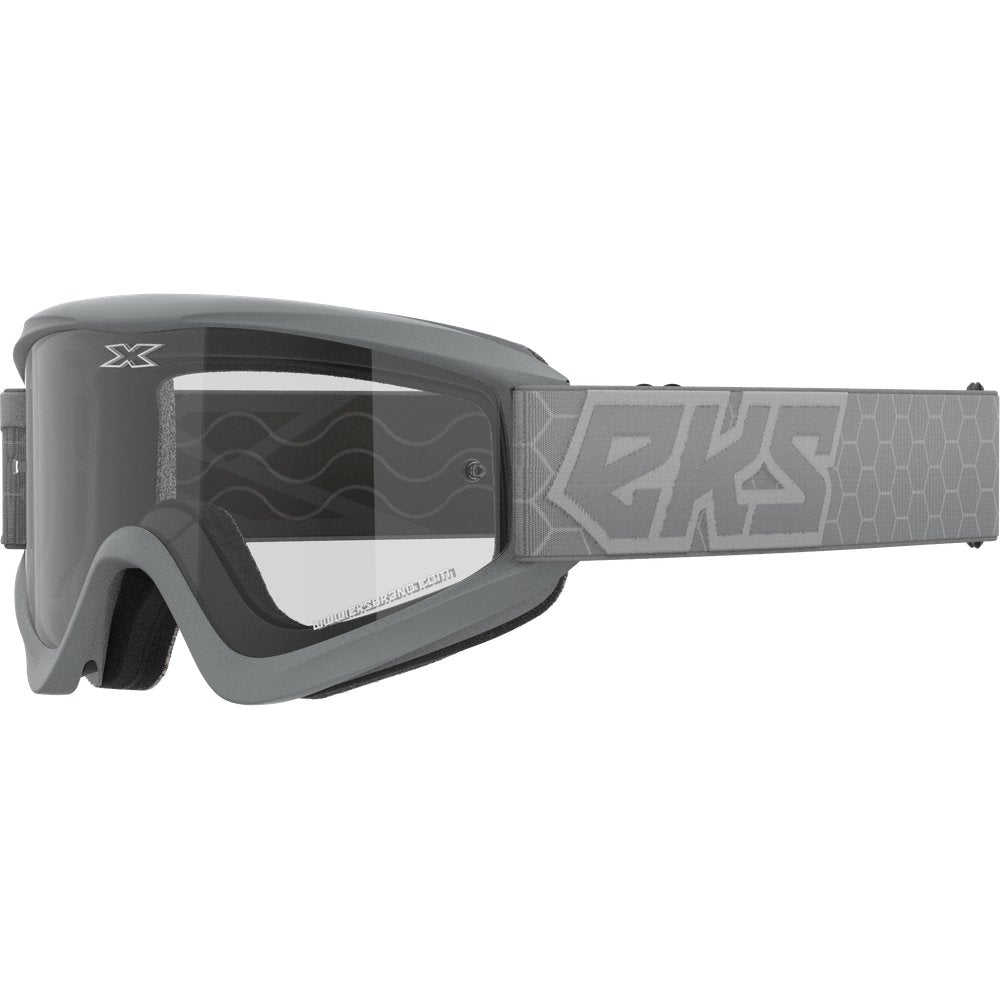 Flat Out Clear Goggle Grey Clear