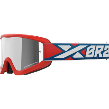 Flatout Red/White/Blue Silver Mirror