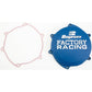Factory Racing Clutch Cover Yam Blue